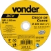 Disco de corte 7 x 1,6 mm x 7/8 para Aço e Inox VONDER 1240700160