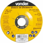 Disco de desbaste 115,0x 5,0x22,23 mm VONDER DBV 1286115050