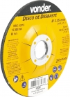 Disco de desbaste 115,0x 5,0x22,23 mm VONDER DBV 1286115050