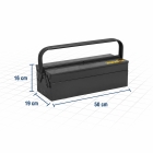 Caixa Ferramentas Sanfonada 3 Gavetas 50 CM VONDER 6115502017
