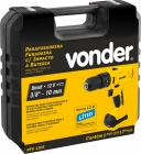 Parafusadeira/furadeira com Impacto 12 V fonte bivolt automática VONDER 6001120100